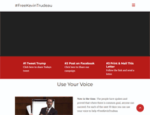 Tablet Screenshot of kevintrudeau.com
